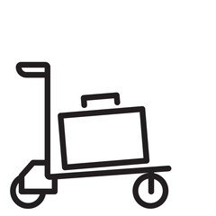  Luggage Line Icon