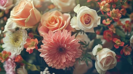 Flowers with a vintage charm