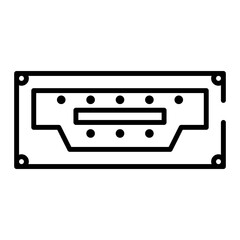 Cable Connector Lineart