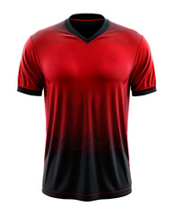 soccer jersey mockup template with front view, generated ai