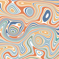 ABSTRACT ILLUSTRATION MARBLED TEXTURE LIQUIFY PSYCHEDELIC PASTEL SOFT COLORFUL DESIGN. OPTICAL ILLUSION BACKGROUND VECTOR DESIGN