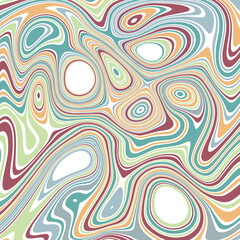 ABSTRACT ILLUSTRATION MARBLED TEXTURE LIQUIFY PSYCHEDELIC PASTEL SOFT COLORFUL DESIGN. OPTICAL ILLUSION BACKGROUND VECTOR DESIGN
