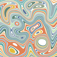 ABSTRACT ILLUSTRATION MARBLED TEXTURE LIQUIFY PSYCHEDELIC PASTEL SOFT COLORFUL DESIGN. OPTICAL ILLUSION BACKGROUND VECTOR DESIGN