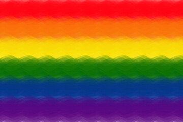 Colorful LGBTQ+ Flag Background