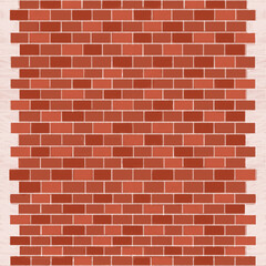 red brick background.