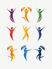 Fototapeta premium Abstract People symbol