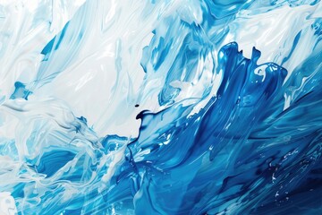 Fototapeta premium Person riding a wave on a surfboard. Suitable for sports and beach-related projects