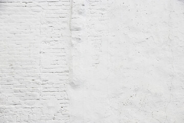 White brick wall backgrounds, brick room, interior textured, wall background.	
