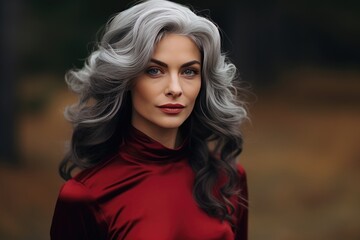 Naklejka premium The Enigma of Aging Fictional Character Created By Generative AI. 