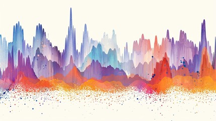 various sectors in the stock market, featuring vivid representations of growth and decline against a light background, conveying insights into market dynamics and investment opportunities.