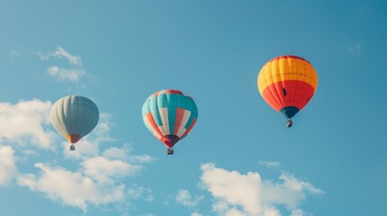 Naklejka premium A colorful house with a green roof and a red door
