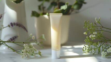A tube of lip balm infused with nourishing ingredients, leaving lips soft and supple.
