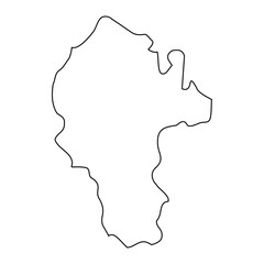 Naxxar District map, administrative division of Malta. Vector illustration.