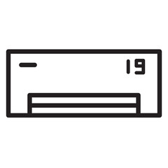 Air Conditioning Line Icon