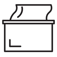 Tissue Line Icon