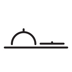 Dish Menu Line Icon