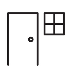 Door Line Icon