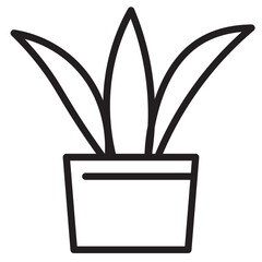 Flower Line Icon