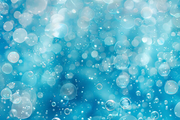 underwater blue background with bubbles