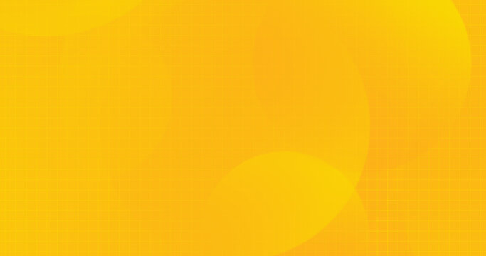 Bright sunny yellow dynamic abstract background. Modern lemon orange color. Elegant business banner. Trendy modern simple backdrop. Circles overlay creative layout 3d flyer cover. Grid checkered HUD