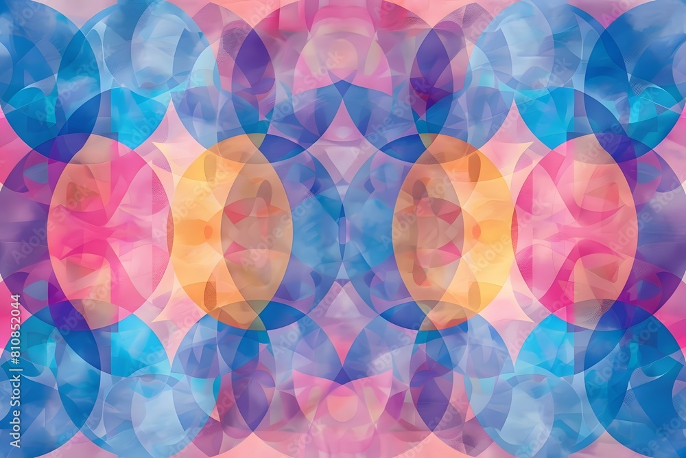 Poster abstract pink circle pattern background design