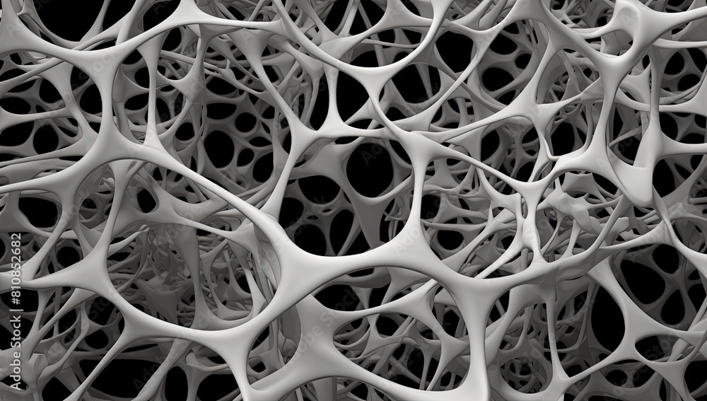 Poster abstract futurism: close-up of spiraling pattern with small circles