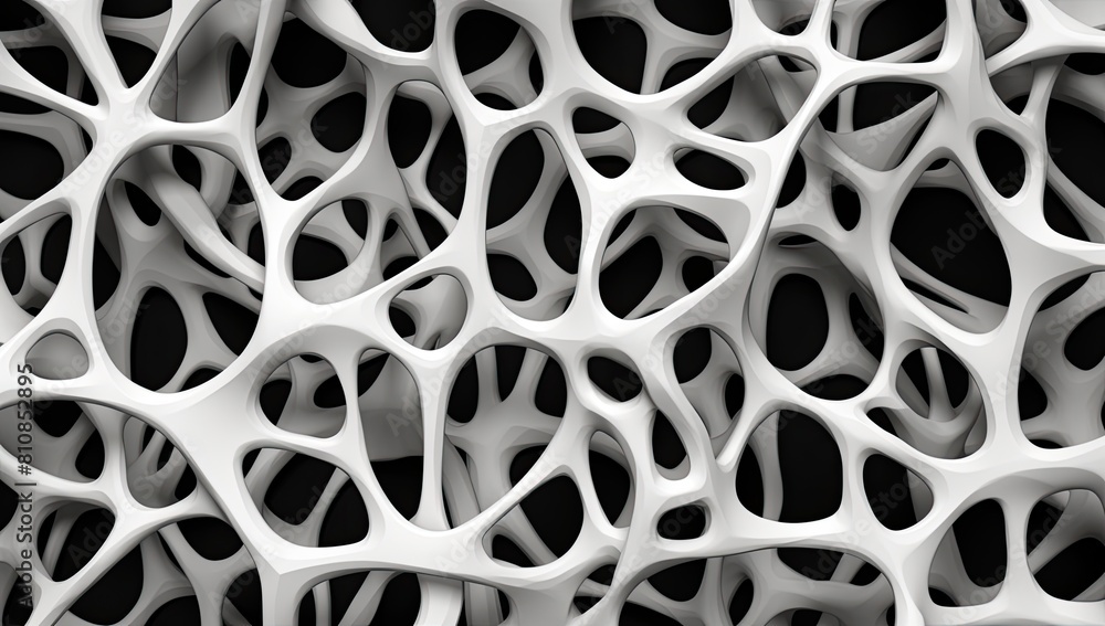 Poster abstract futurism: close-up of spiraling pattern with small circles