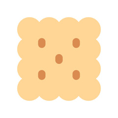 Editable biscuit, cracker vector icon. Bakery, cooking, food. Part of a big icon set family. Perfect for web and app interfaces, presentations, infographics, etc