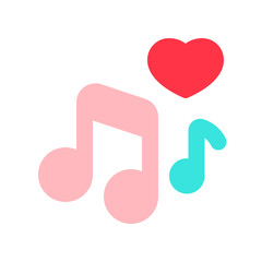 Editable love songs vector icon. Wedding, valentine, love, celebration. Part of a big icon set family. Perfect for web and app interfaces, presentations, infographics, etc