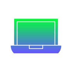 Laptop Flat Gradient