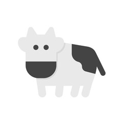 Editable cow, cattle, bull vector icon. Animal, farm, livestock. Part of a big icon set family. Perfect for web and app interfaces, presentations, infographics, etc