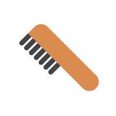 Editable hair comb vector icon. Cosmetics, makeup, skincare, beauty. Part of a big icon set family. Perfect for web and app interfaces, presentations, infographics, etc