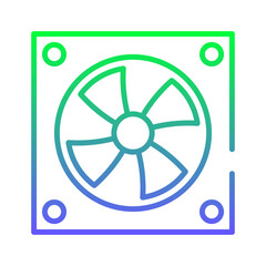 CPU Cooler Gradient Linear