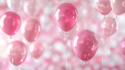 A black balloon is hanging from a wall