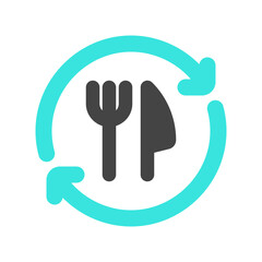 Editable food processing, processing order vector icon. Part of a big icon set family. Perfect for web and app interfaces, presentations, infographics, etc