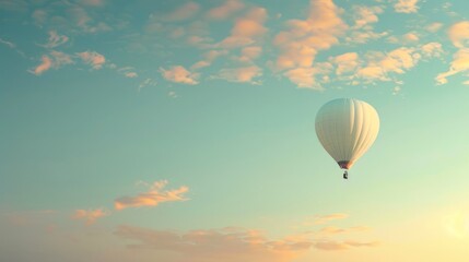 Obraz premium A bunch of colorful balloons floating in the air