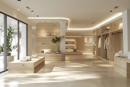 A room filled with numerous wooden furnishings