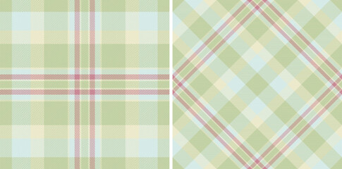 Vector background tartan of textile seamless pattern with a fabric check plaid texture.