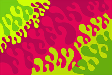 Vector colorful liquid abstract background pattern for poster, banner, print, and social media story