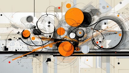 Ripple Effect: Abstract Concentric Circles Creating Dynamic Background