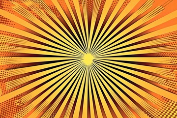 Orange burst with white center, reminiscent of a radiant pattern in closeup art