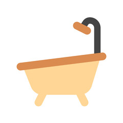 Editable bath tub, bathroom vector icon. Part of a big icon set family. Perfect for web and app interfaces, presentations, infographics, etc