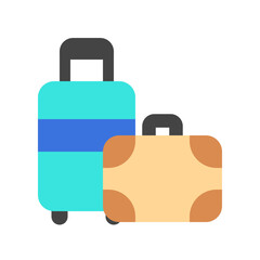 Editable baggage, luggage, suitcase vector icon. Part of a big icon set family. Perfect for web and app interfaces, presentations, infographics, etc