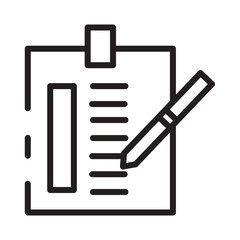 Resume Work Job Line Icon