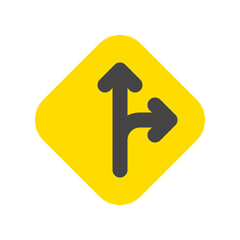 Editable road sign vector icon. Map, location, navigation. Part of a big icon set family. Perfect for web and app interfaces, presentations, infographics, etc
