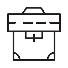 Bag Briefcase Job Line Icon