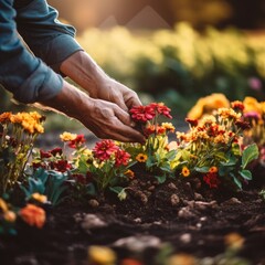 Obraz premium A Gardener's Moment