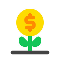 Editable interest vector icon. Part of a big icon set family.  Finance, business, investment, accounting. Perfect for web and app interfaces, presentations, infographics, etc