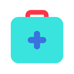 Obraz premium Editable first aid kit vector icon. Part of a big icon set family. Perfect for web and app interfaces, presentations, infographics, etc