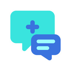 Editable health consultation vector icon. Part of a big icon set family. Perfect for web and app interfaces, presentations, infographics, etc